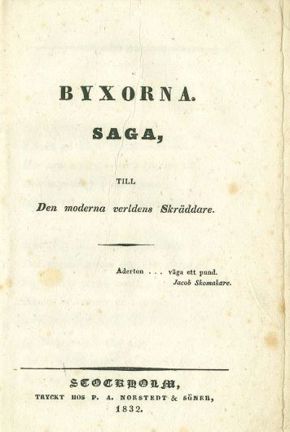 Framsida till dokumentet, dokumentets titel