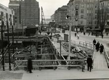 Katarinatunneln, Bro över tunnelbygget