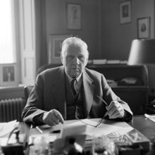 ASEA:s kontor. Direktör Sigfrid Edström, chef fr.o.m. 1920-talet