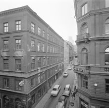 Jakobsbergsgatan 29 västerut från Regeringsgatan 59