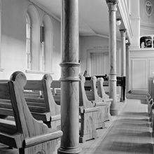Brännkyrkagatan 31 - Blecktornsgränd 13 B. Ebeneserkyrkan, interiör av kyrksalen. Nuvarande Söderhöjdskyrkan