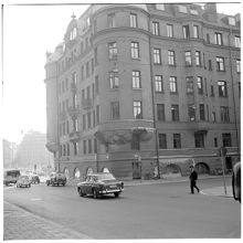 Västerut mot Väpnargatan från Artillerigatan
