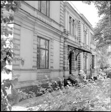 Brahegatan 47-49. Wallenbergs villa. Norra fasaden