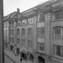 Vattugatan 7. Östra delen av gatufasaden