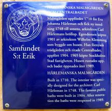 Hårlemanska malmgården och Centralbadet, Drottninggatan 88A (Islandet 20)