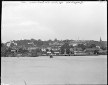 Utsikt från Kastellholmen över Djurgården