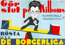 Valaffisch från högern valet 1931