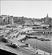 Slussen från Gamla Stan