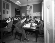 Interiör från Handelshögskolan i Stockholm, Brunkebergstorg 2