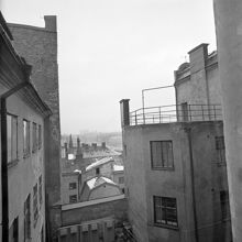 Hornsgatan 26 - Pustegränd 6. Utsikt över gården