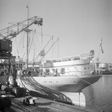 Frihamnen. Lastning och lossning
