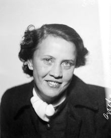 Porträtt av Greta Ljungberg