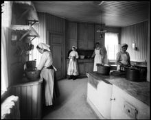 Köksinteriör på Lillsjönäs