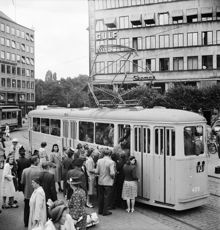 Ny spårvagn - Mustang - Norrmalmstorg