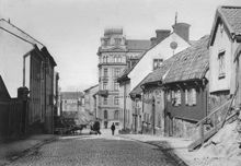 Svartensgatan sedd västerut från nr 26