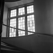 Banérgatan 19. Fönster i trapphuset