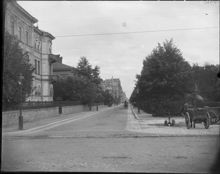 Karlavägen österut från Engelbrektsgatan