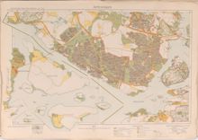 Karta "Äppelviken" från 1917-1933