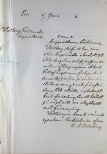 Hälsopolisen - anmärkning för dålig hantering av bröd 1906