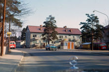 Buss på  linje 66 vid Långbro