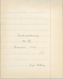 Provskrivning från Anna Sandströms skola, klass 8