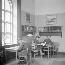 Svea Artilleriregemente. Interiör från furirmässen