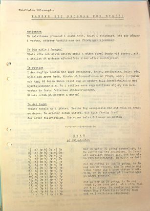 Stockholms hälsoungdoms tips för att komma i god form (1955-1963)