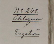 Barberarbiträdet Anna Maria Engström, 32, grips för upplopp dagen efter rösträttsdemonstration 1902
