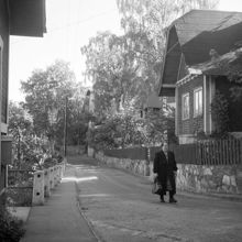 Mälarhöjden. Pettersbergsvägen vid Fridhems ångbåtsbrygga