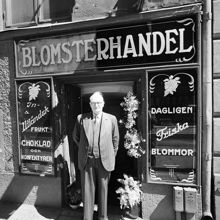 Långholmsgatan 25. Harry Grankvists Blomsterhandel