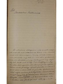 Hinke Bergegren inför rätta anklagad för att ha ”sårat tukt och sedlighet” 1910   