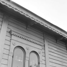 Långholmen. Karlshäll. Detaljer på musiksalongen