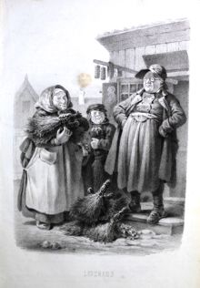 "I Stockholm - Leverans" (teckning 1855)