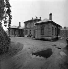 Norrtulls sjukhus. Isoleringsbyggnaden. Riven 1956