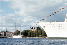 Fören på m/s Kungsholm och af Chapman