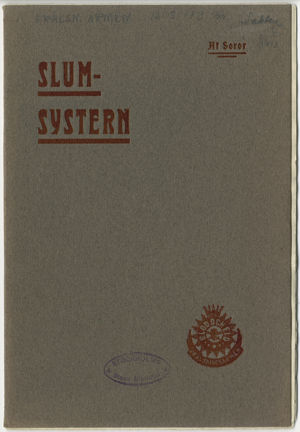 Häfte som beskriver arbetet som slumsyster runt sekelskiftet 1900.