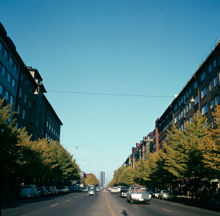 Sveavägen norrut från Rådmansgatan