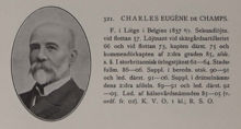 Charles Eugène de Champs. Ledamot av stadsfullmäktige 1886-1906