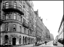 Storgatan 46. Västerut från Banérgatan