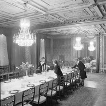 Grev Turegatan 12-16, festlokal i Ingenjörsvetenskapsakademiens hus; Tattersall