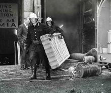Kamratföreningen Röde Hanen, Brand på Olofsgatan