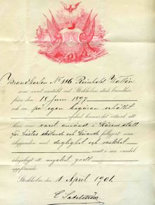 Kamratföreningen Röde Hanen, N-o 116 Reinhold Wallén