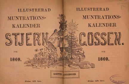 "Snack vid julbrasan" - utdrag från "Stjerngossen" 1869.