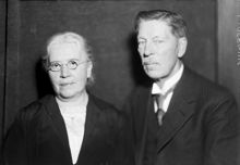 Grupporträtt av kvinna och man, Liedbergius