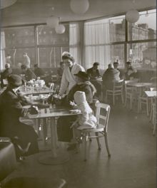 Restaurang Rotundan. Interiör, nedervåningen.