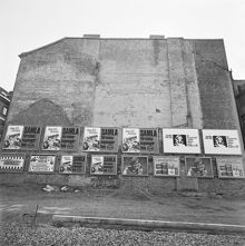 Hus som rivits i kv. Apeln. Drottninggatan 69