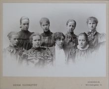 Klassfotografi 1898 - Anna Sandströms skola