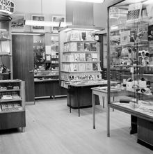 Interiör av fotoaffär