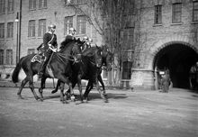 K1, Kungliga Livgardesskvadronen vid Lidingövägen, år 1953.