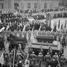Gustav V:s begravning, 9 nov. 1950